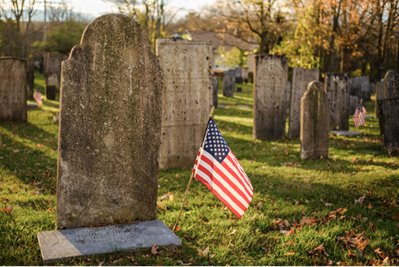 THE BURYING GROUND IN PLYMOUTH PHOTOGRAPHED BY MIKE YAMIN