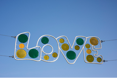 LOVE - SKY; PHOTO BY JOHN GRUEN