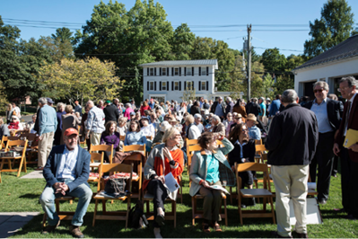 THE PARK’S DEDICATION CEREMONY. BLEACHER+EVERARD