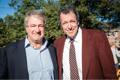 LEON BLACK AND RICHARD SCHLOSBERG. BLEACHER+EVERARD