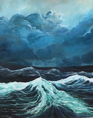 Clouds + Currents Paintings by Alissa Morabito - Litchfield Magazine