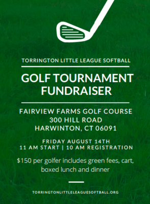 Golf Tournament Fundraiser Hosted by Torrington Little League Softball