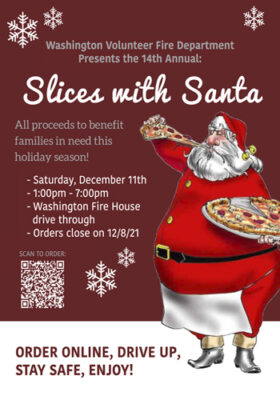 Slices with Santa