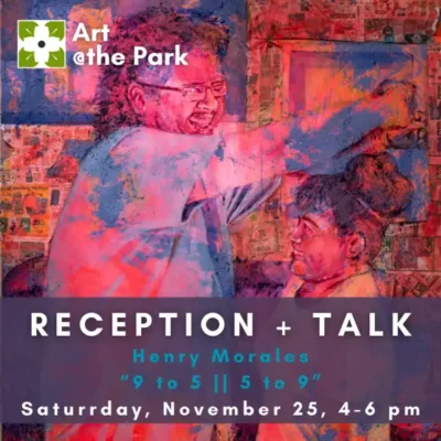 Reception + Artist Talk