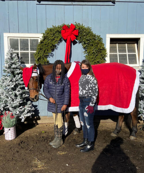 Reining in Holiday Fun at Local Farm 