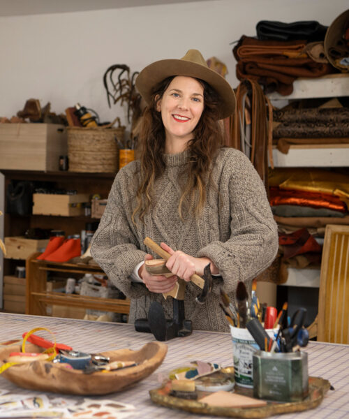 Modern-day cobbler Lauren Brinkers