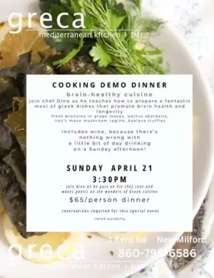 Cooking Demo Dinner: Brain-Healthy Cuisine