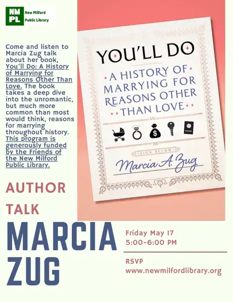 Marcia Zug Author Event