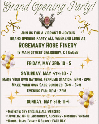 Rosemary Rose Finery Grand Opening