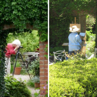 Artists and Photographers at Hollister House Garden