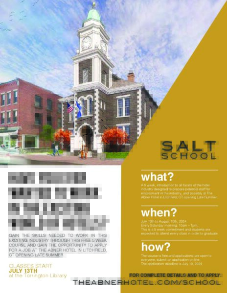 Salt School In Association with The Abner Hotel