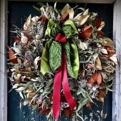 Dried Wreath Making