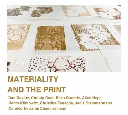 Materiality and the Print