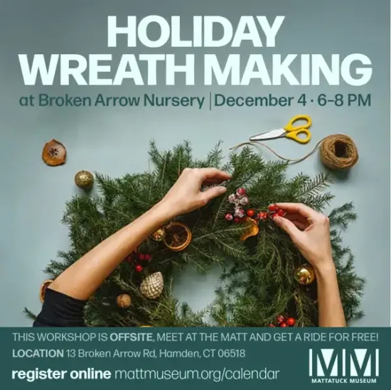 Adult Art Workshop: Holiday Wreaths