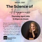 Virtual: Science of Happiness