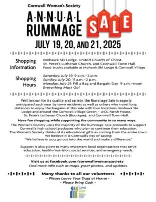 Cornwall Annual Rummage Sale