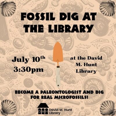 Fossil Dig at the DMH Library
