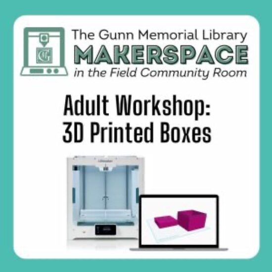 Adult Workshop: 3D Printed Boxes