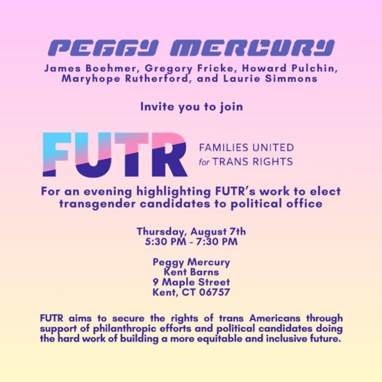 FUTR X Peggy Mercury Fundraising Event
