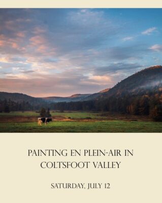 Painting En Plein Air in Coltsfoot Valley