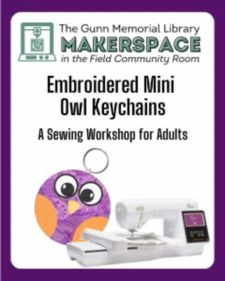 Embroidered Mini Owl Keychains