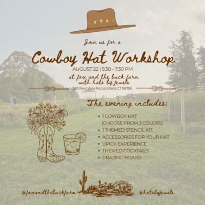 Cowboy Hat Workshop