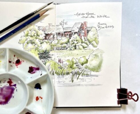 Garden Watercolor Journaling