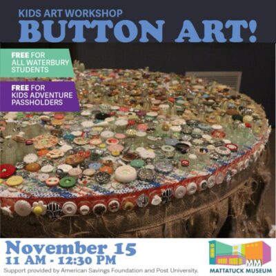 Kid’s Art Workshop: Button Art!
