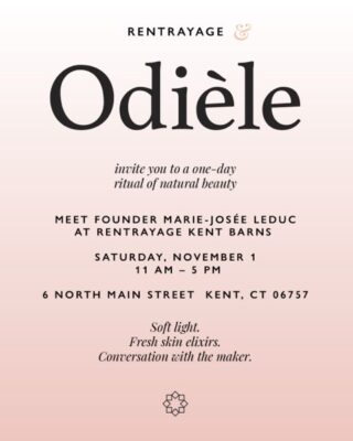 Odiele Skincare at Rentrayage