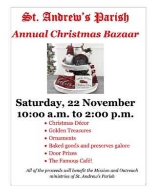 St Andrew’s Christmas Bazaar