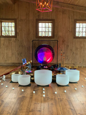 Sound Bath at Winvian Farms
