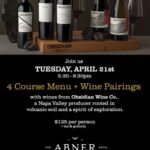 The Volcanic Table: Wine Dinner