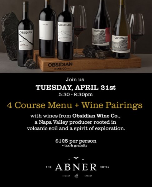 The Volcanic Table: Wine Dinner