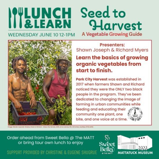 Lunch and Learn: Seed to Harvest