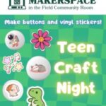 Teen Craft: Stickers and Buttons