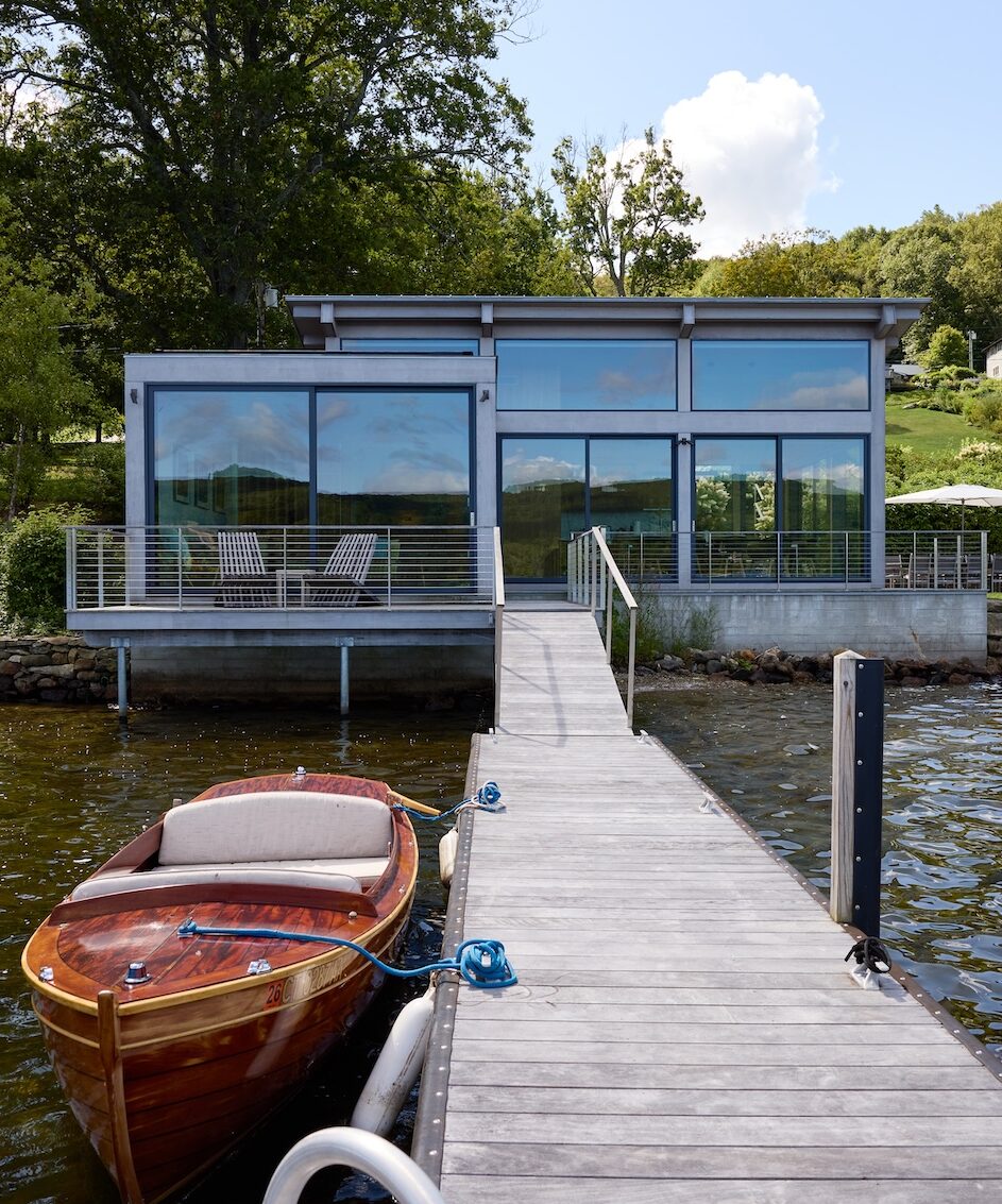 Modern Lake Waramaug Home Balances Design and Stewardship
